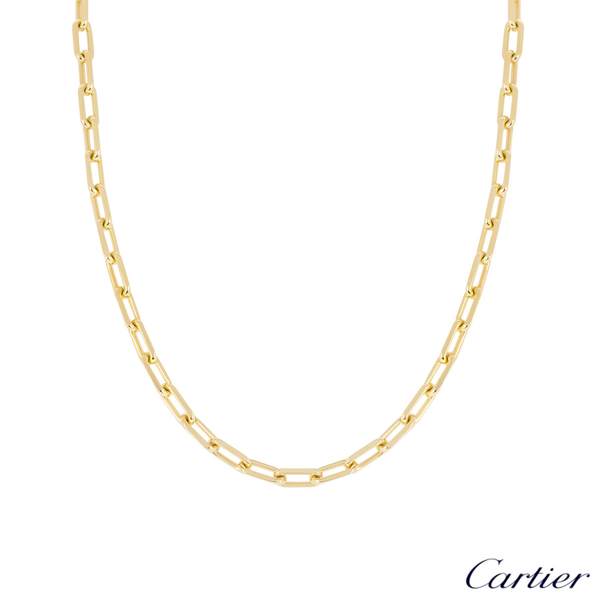 Cartier Yellow Gold Santos De Cartier Necklace B7009000 Rich